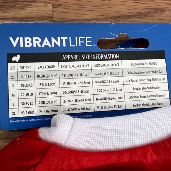 VIBRANT LIFE DOG/CAT HOLIDAY PET TEE SHIRT "OFFICIAL COOKIE TASTER" SIZE S - Picture 5 of 5